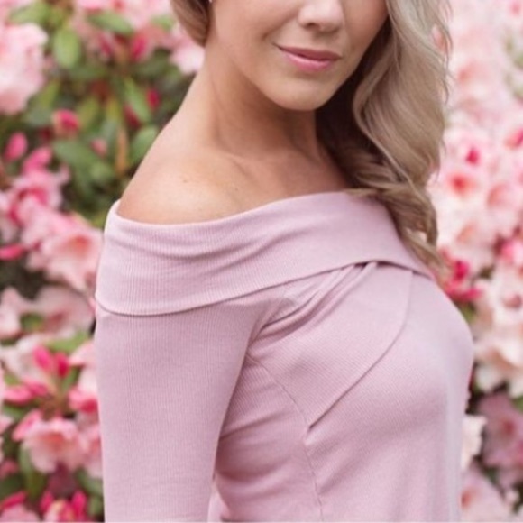 Cherish Fun and flirty ribbed tunic rose taupe NWT - Picture 16 of 16